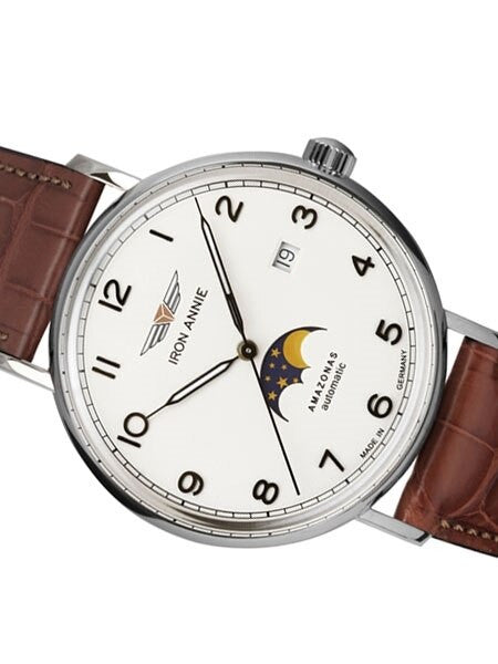 Iron Annie Amazonas Impression Swiss Automatic Moonphase Watch #5908-1