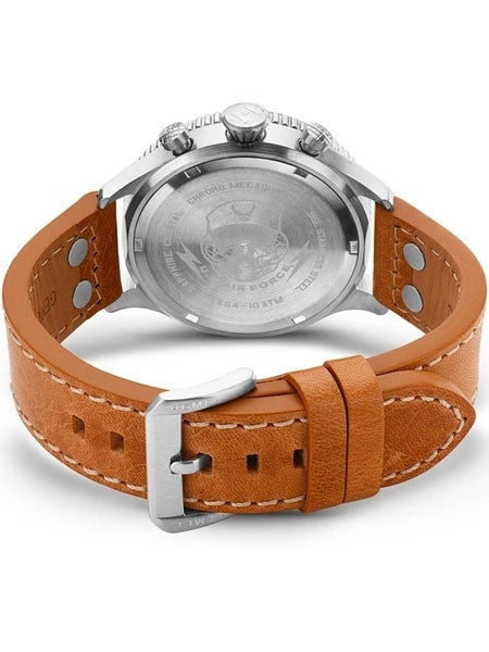 HEMEL Mecaquartz Chronograph Watch with 60-Minute Ceramic Bezel and Sapphire Crystal #HFUSAF1A