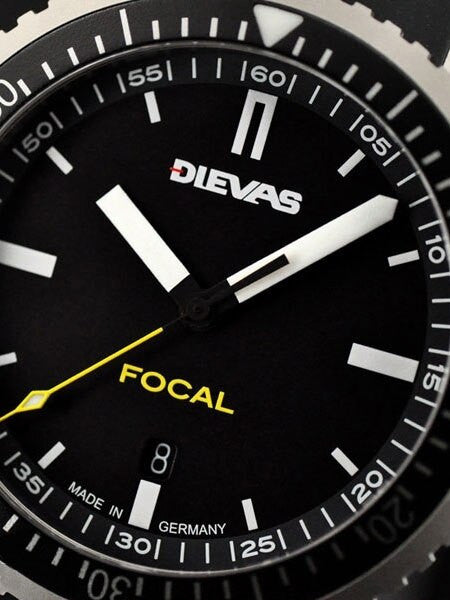 Dievas Focal 500 Meter Dive Watch with Sapphire Crystal and Rotating Diver Bezel.