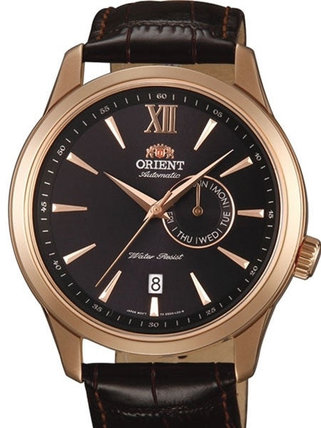 Orient Java 21-Jewel Automatic Rose Goldtone Watch with Day and Datel #ES00004B