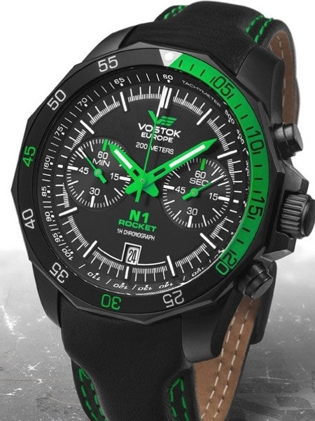 Vostok-Europe N1 Rocket Quartz Chronograph with 60 Minute Stopwatchl #2254252