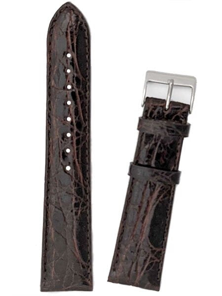 Toscana Brown Genuine Crocodile Watch Strap (fits Orient Bambino) ML-90102 (21mm lug)