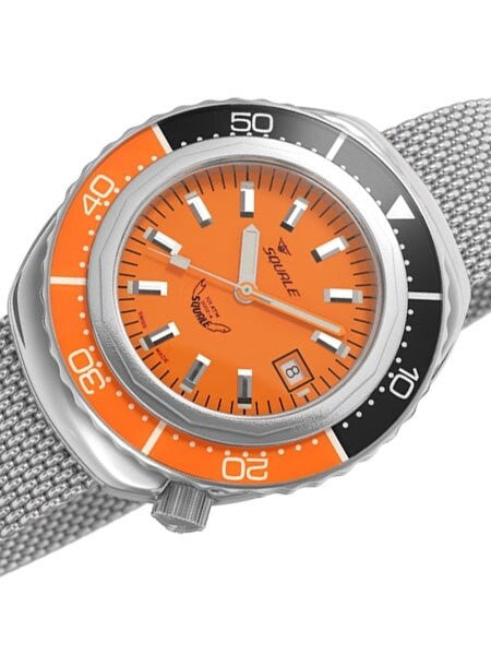 Squale 1000 meter Professional Swiss Automatic Dive watch with Sapphire Crystal #2002O-S