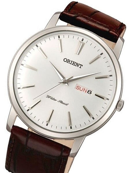 SCRATCH AND DENT - Orient Capital Quartz Analog Dress Watch with Day and Date Window #UG1R003W 1