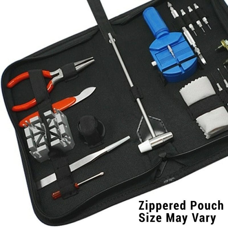Watch Tool Kit for Strap Changes and Bracelet Sizing, etc. in a Zippered Pouch #TSA7003