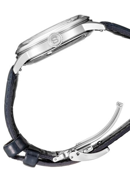 Seiko Presage Blue Automatic Dress Watch with Open Heart #SSA405
