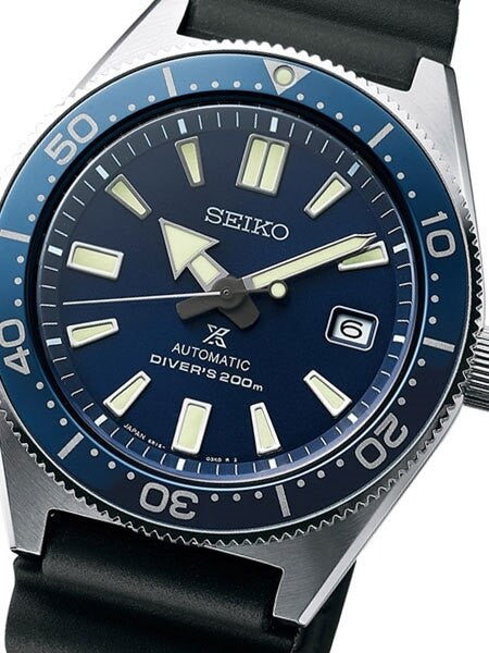 Seiko Prospex Automatic Dive Watch with Blue Dial and Dive Strap