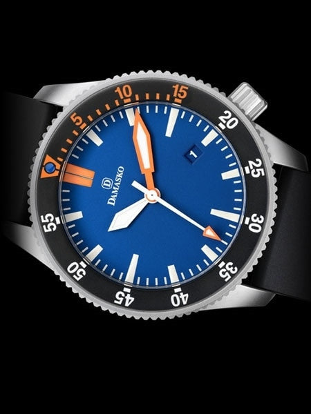 Damasko Swiss ETA Automatic 300 Meter Dive Watch with 43mm Submarine Steel Case #DSub2