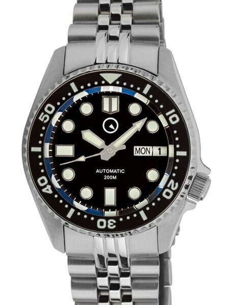 Scratch and Dent - Islander 38mm Automatic Dive Watch  AR Sapphire Crystal, and Luminous Ceramic Bezel Insert #ISL-05