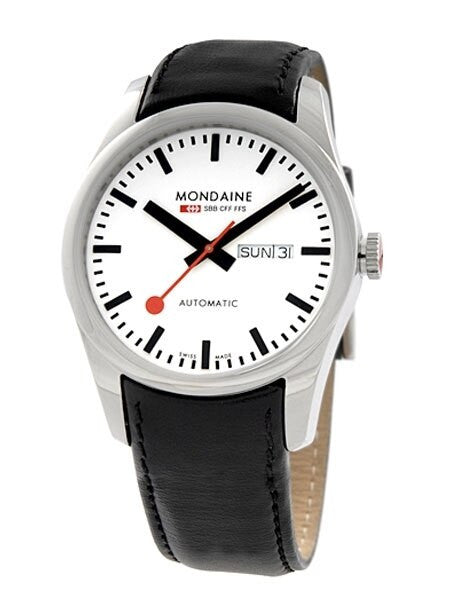 Mondaine Retro Swiss Automatic Watch with 42mm Case, Sapphire Crystal #A135-30345-11SBB