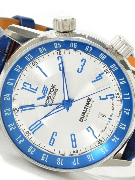 Vostok-Europe Men's Gaz-Limo Automatic, Dual Time Watch #5601057
