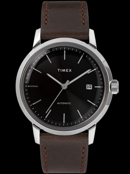 Timex 40mm Marlin 21-Jewel Automatic Watch with Black Dial #TW2T23000ZV