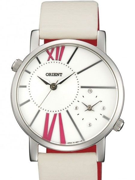 Orient Valentina Dual-Time Watch with Two Quartz Movements #UB8Y004W