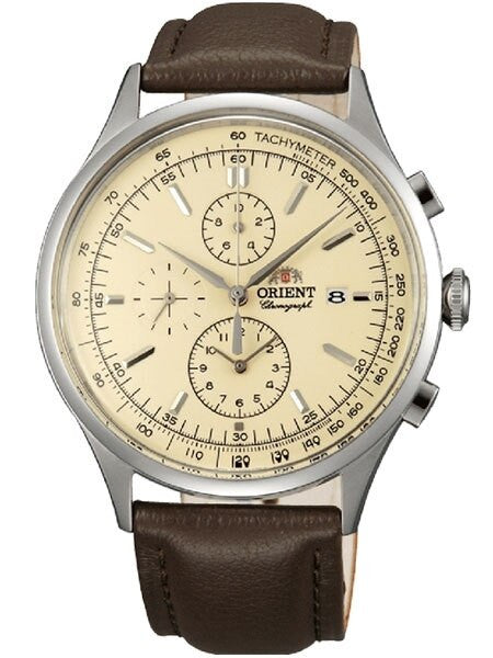 Scratch and Dent - Orient Monterey Quartz Chronograph with 12-Hour Totalizer and Tachymeter #TT0V004Y