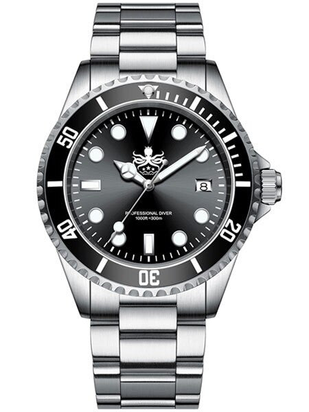 PHOIBOS 300-Meter Swiss Quartz Dive Watch with Sapphire Crystal #PX002C