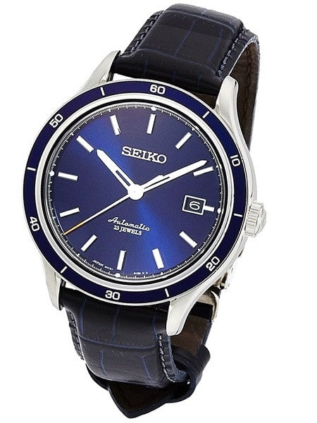 Seiko Radiant Blue Dial Automatic Watch with 42.2mm Case, and Sapphire Crystal  #SARG015