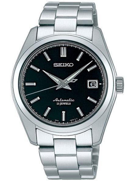 Seiko Black Dial Automatic Dress Watch with 38mm Case, and Sapphire Crystal  #SARB033