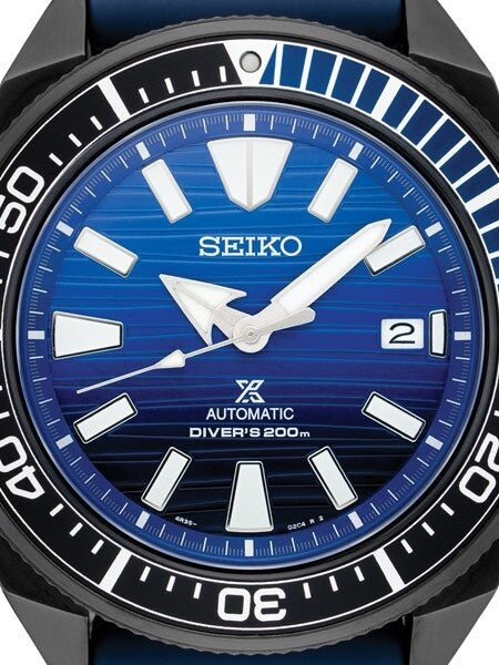Seiko Special Edition Save the Ocean Prospex Samurai Automatic Dive Watch #SRPD09