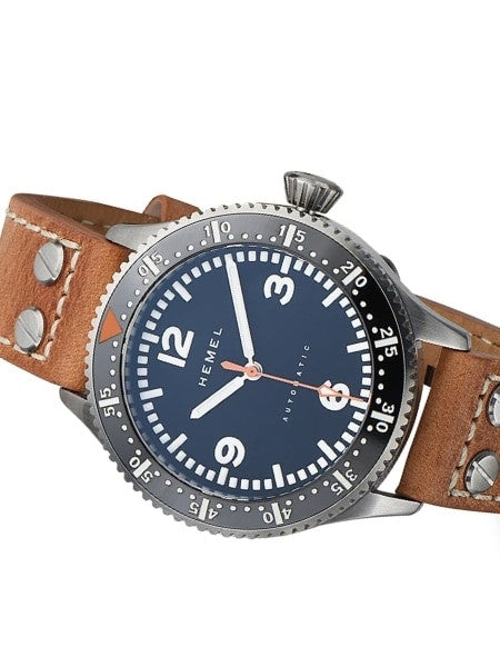 HEMEL Stratus Hi-Beat Automatic Watch with Luminous Ceramic Bezel and an AR Sapphire Crystal #HF7