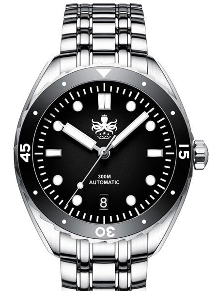 PHOIBOS Eagle Ray 300-Meter Automatic Dive Watch with Double Dome AR Sapphire Crystal #PY025C
