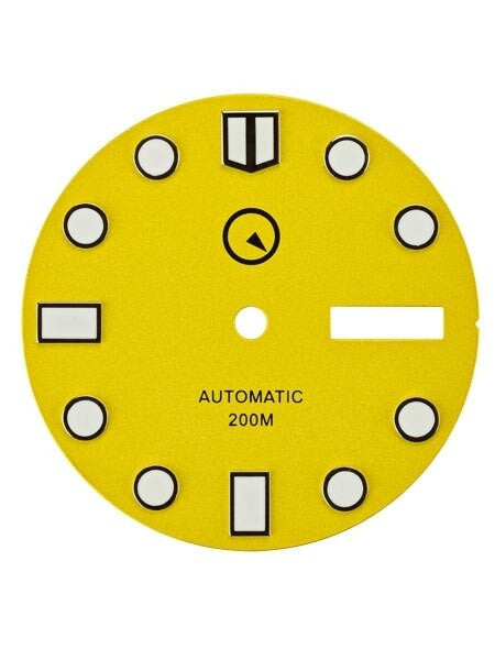 Yellow Dial with SuperLuminova for Seiko 7S26, NH36 and 4R36 Movements #D05