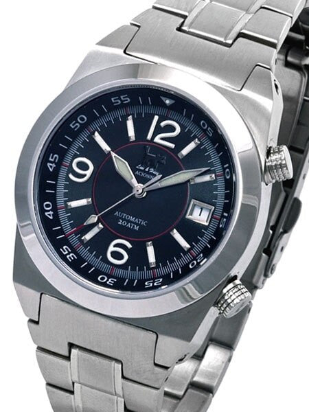 Lew and Huey 200 Meter Dual Crown Automatic Dive Watch with Strap and Bracelet #Acionna-BR