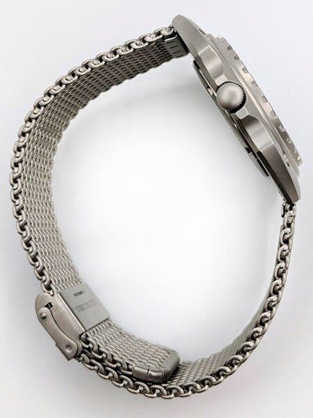 Messerschmitt 43mm Sand Blasted Case with Uni-Directional Bezel #ME2040-MIL