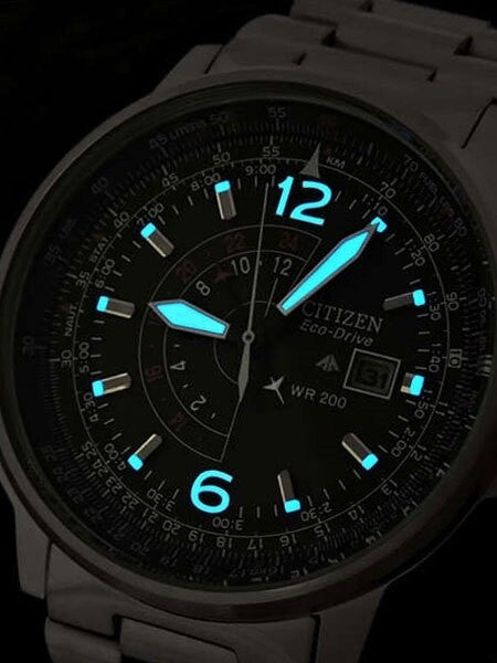 Citizen Promaster Eco-Drive Dual-Time Pilot Watch #BJ7010-59E