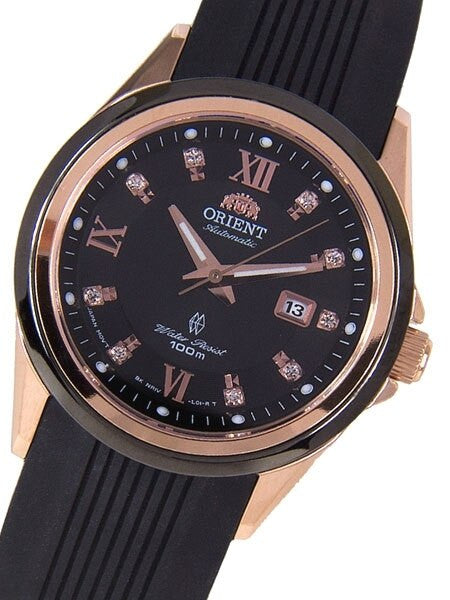 Orient GEM Women's Automatic Watch with Sapphire Crystal and Sparkling Crystals on the Dial #NR1V001B