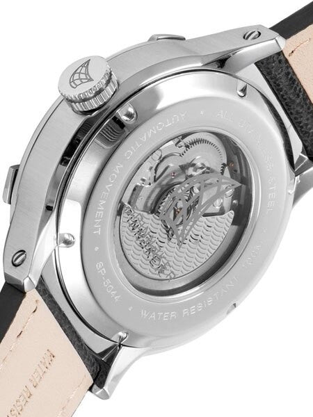 Spinnaker MainSail Automatic Watch with Wire Cable Bezel #SP-5044-01