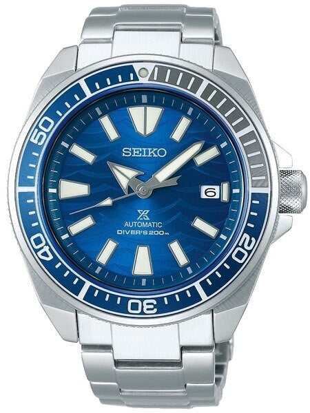 Seiko Samurai Prospex Automatic Save the Ocean Dive Watch with