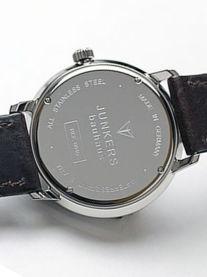 Junkers Bauhaus Swiss Quartz Watch with Domed Hesalite Crystal