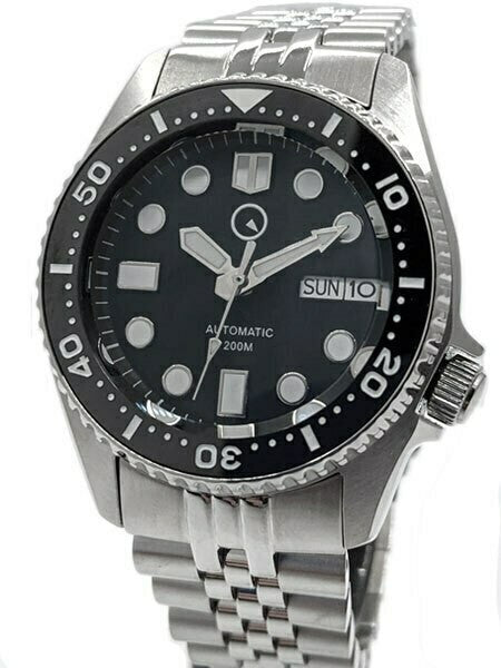 Scratch and Dent - Islander 38mm Automatic Dive Watch with an AR Sapphire Crystal, and Luminous Ceramic Bezel Insert #ISL-05