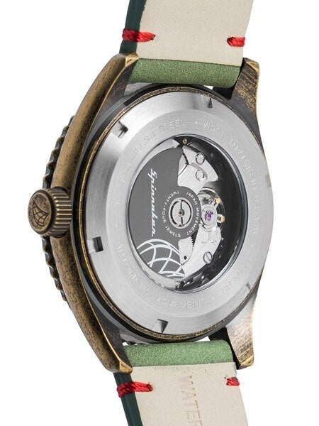 Spinnaker Wreck Automatic Vintage Style Sports Watch with Distressed IP Case #SP-5051-02