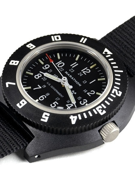 Marathon Swiss Quartz Navigator Pilot Watch with sapphire crystal
