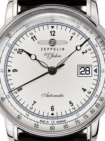 Graf Zeppelin Swiss ETA 2826-2, 25-Jewel Automatic, Big Date Watch #7664-1