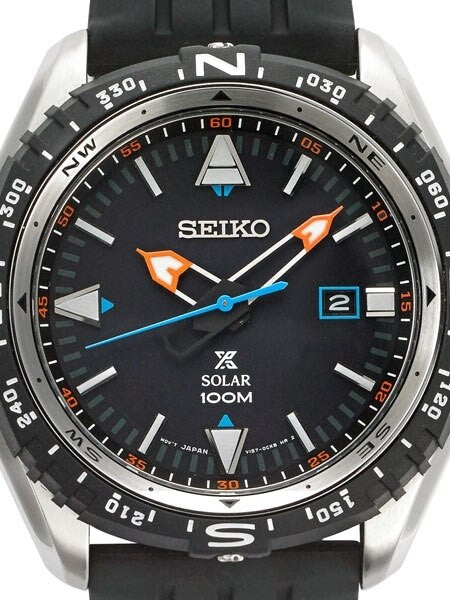 Seiko Prospex Solar Powered Sport Field Watch with Compass Bezel #SNE423