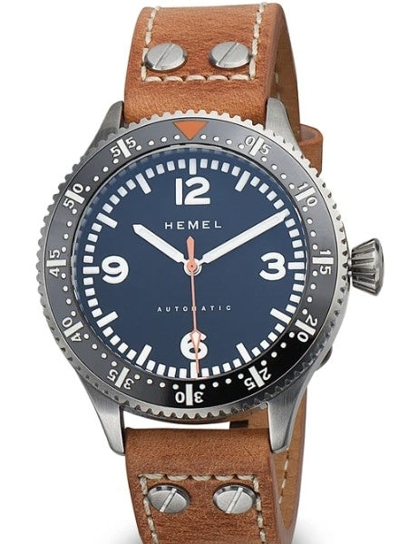 HEMEL Stratus Hi-Beat Automatic Watch with Luminous Ceramic Bezel and an AR Sapphire Crystal #HF7