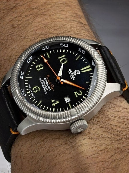 Ocean Crawler Champion Diver Swiss Automatic Watch with AR Sapphire Crystal #CD-245