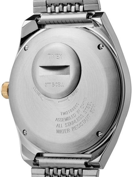 Q Timex Reissue of the Falcon Eye 38mm Stainless Steel Bracelet Watch #TW2T80800ZV