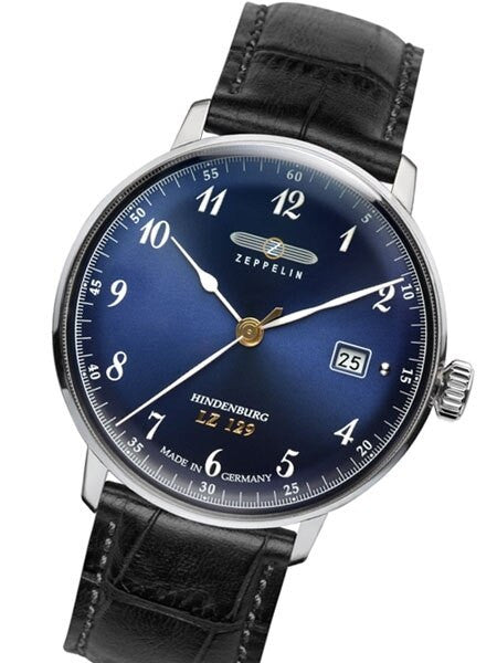 Scratch and Dent - Graf Zeppelin LZ129 Hindenburg Series Swiss Quartz Dress Watch #7046-3