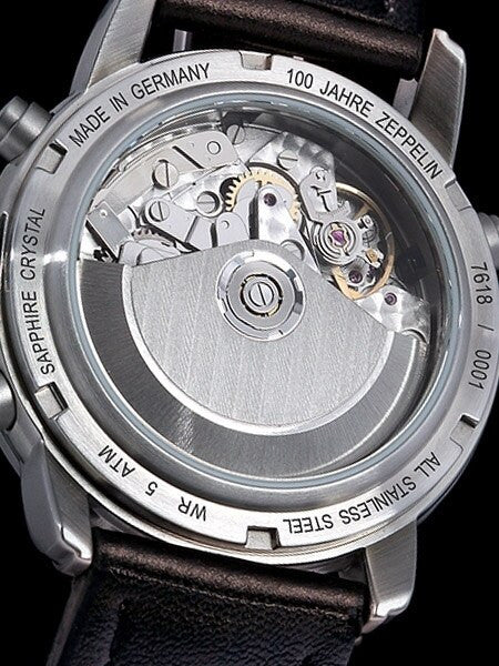 Graf Zeppelin Valjoux 7753 Automatic Chronograph Watch with Domed Sapphire Crystal #7618-1