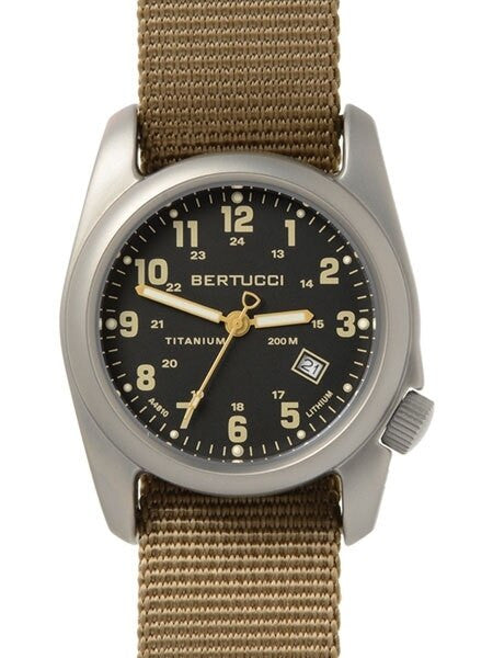 Bertucci A-2T Titanium Watch with 10-Year Lithium Battery #12700