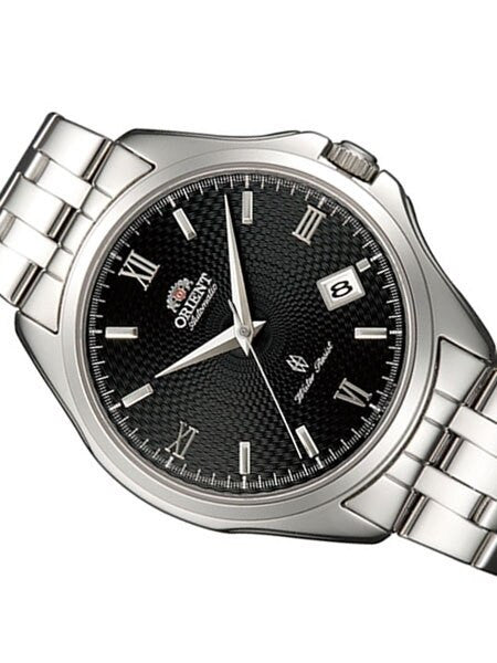 Orient Analyst Automatic Dress Watch with Patterned Black Dial and Sapphire Crystal #ER1U002B