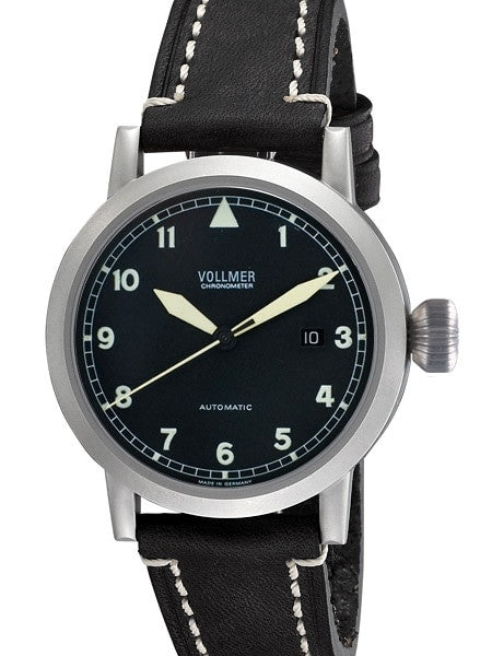 Vollmer V1 Viper 44mm Swiss COSC Certified Chronometer on a Hirsch Liberty Strap