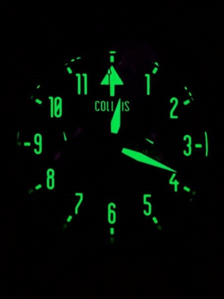 Collins Aviator-Styled Chronograph Watch with 40mm Case and Sapphire Crystal #CW02112