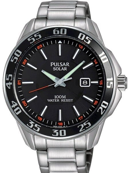 Pulsar Solar Powered Quartz Sport Watch with 42.5mm Case #PX3121