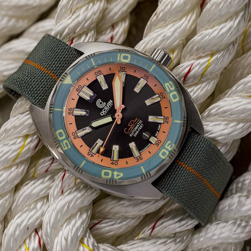 Ocean Crawler Core Diver Swiss Automatic Watch with AR Sapphire Crystal #CD-V3-1323