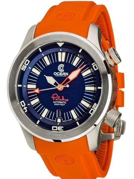 Ocean Crawler 600-Meter Paladino WaveMaker Swiss Automatic Dive Watch with Inner Rotating Bezel #1334