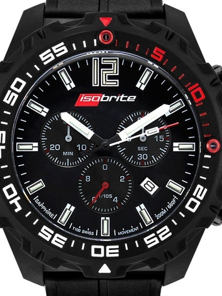 Armourlite Isobrite Chronograph Watch with T-100 Tritium Illumination and Sapphire Crystal #ISO401